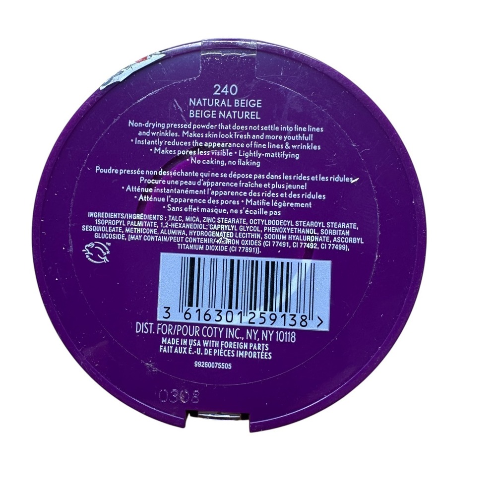COVERGIRL Simply Ageless Instant Wrinkle Blur Pressed Powder 240 Natural Beige - Picture 2 of 2